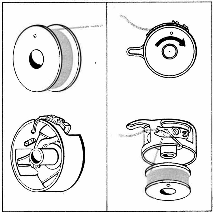 HUSQVARNA 3600 - Insertion of the bobbin case - 1