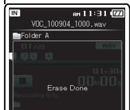 OLYMPUS DM-5 - Appuyez sur la touche + pour sélectionnez [Start], puis appuyez sur la touche OK. - 5