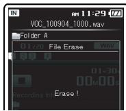 OLYMPUS DM-5 - Appuyez sur la touche + pour sélectionnez [Start], puis appuyez sur la touche OK. - 3