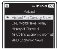 OLYMPUS DM-5 - Effacement d'un dossier - 1