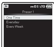 OLYMPUS DM-5 - Réglage [Day]: - 2