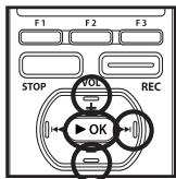 OLYMPUS DM-5 - Selection d'une liste de [All Music] - 1