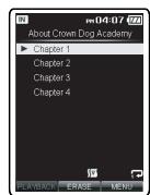 OLYMPUS DM-5 - A propos du dossier pour le contenu des livres électroniques et des fichiers textes - 4