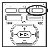 OLYMPUS DM-5 - Réglages du menu pendant l'enregistrement, la lecture, et l'arrêt - 1