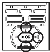 OLYMPUS DM-5 - Effacement d'un dossier - 4