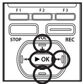 OLYMPUS DM-5 - Réglage [Rec Mode]: - 1