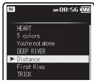 OLYMPUS DM-5 - Lors de la recherche en utilisant la recherche [Heard Recently] - 2