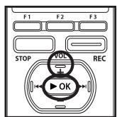 OLYMPUS DM-5 - Fractionnement des fichiers [File Divide] - 2