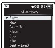 OLYMPUS DM-5 - Lors de la recherche en utilisant la recherche [Album] - 2