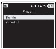 OLYMPUS DM-650 - Quand [File Select] est sélectionné: - 2