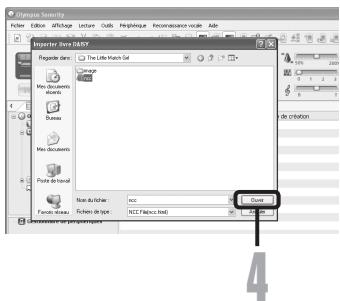 OLYMPUS DM-650 - Importation de contenu - 2