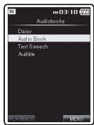 OLYMPUS DM-650 - A propos du dossier pour le contenu des livres électroniques et des fichiers textes - 7