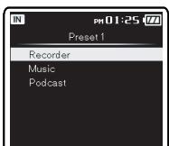 OLYMPUS DM-650 - Appuyez sur la touche F2 (G0) pour finaliser le réglage. - 2