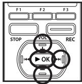 OLYMPUS DM-650 - Modification de l'horaire - 7