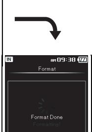 OLYMPUS DM-650 - Appuyez sur la touche + pour sélectionner [Start], puis appuyez sur la touche OK. - 4