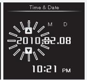 OLYMPUS DM-650 - Appuyez sur la touche  ou | pour selectionner l'objet à configurer. - 2