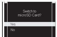 OLYMPUS DM-650 - Insertion d'une carte microSD - 5