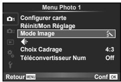 OLYMPUS OMD E-M5 - Options de traitement (mode d'images) - 1