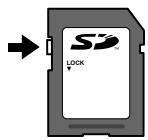 OLYMPUS OMD E-M5 - Commutateur de protection d'écriture de carte SD - 1