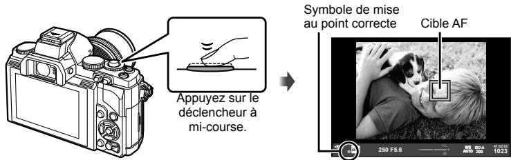 OLYMPUS OMD E-M5 - Effectuez la mise au point. - 1