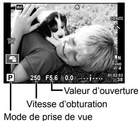 OLYMPUS E-M10 MK II - Sélectionnez les données dont vous pouvez reprendre la prise de vue à l'aide du pavé directionnel, puis appuyez sur la touche . - 3