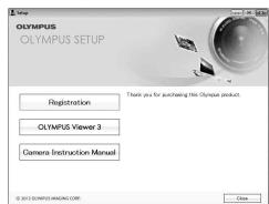 OLYMPUS E-M10 MK II - Installation du logiciel pour PC - 1