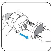 ROWENTA AIR FORCE AC912501 - Clean the foam filter. - 1