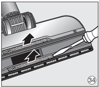 MIELE S 771 - Griglia per il filtro - 34