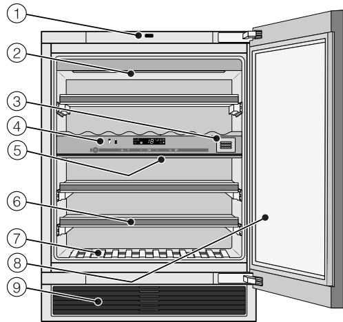 MIELE KWT6322UG - Bandeau de commande - 2