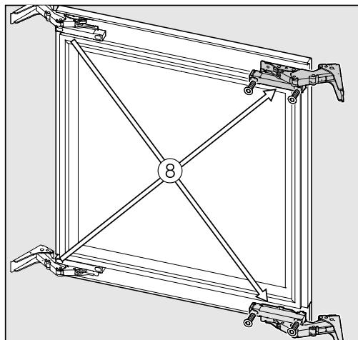 MIELE KWT6322UG - Pour inverser la butée de porte, vous\ avez besoin des outils suivants : - 9