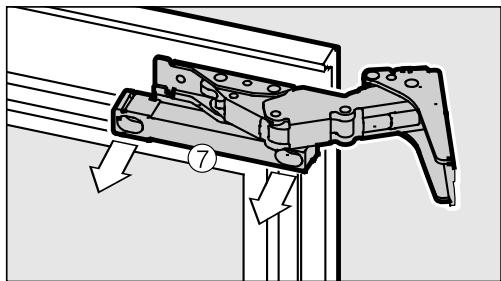 MIELE KWT6322UG - Pour inverser la butée de porte, vous\ avez besoin des outils suivants : - 7