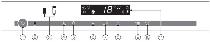 MIELE KWT6322UG - Bandeau de commande - 1
