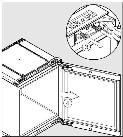 MIELE KWT6322UG - Pour inverser la butée de porte, vous\ avez besoin des outils suivants : - 5