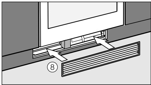 MIELE KWT6322UG - Réglage de l'ajustement létral de la porte de l'appareil - 8