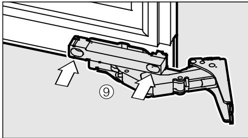 MIELE KWT 6322 UG - Pour inverser la butée de porte, vous\ avez besoin des outils suivants : - 10