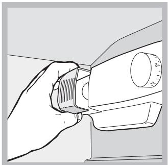 INDESIT CAA55 - Substituição da lâmpada - 1
