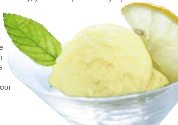MAGIMIX GLACIER 1.5L BLANC 11667 - Lemon sorbet - 1