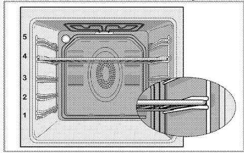 BEKO CUM650X - Positions des châssis (pour modèle avec grill) - 1
