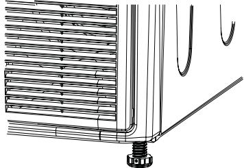 BEKO DPU7304GX - Réglage des pieds - 1