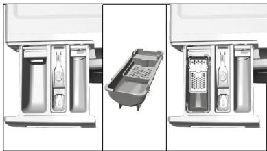 BEKO WDI 85143 - Si le produit contient un réservoir pour lessive liquide - 1