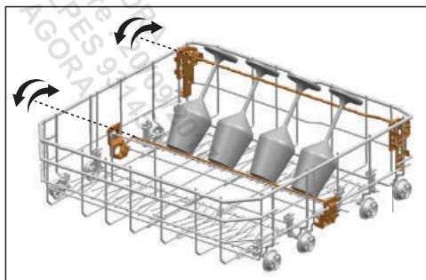 BEKO DF18DN44A - Support verres à pied rétractable - 1