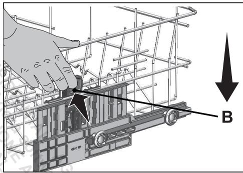 BEKO DF18DN44A - Réglage de hauteur du panier supérieur - 2