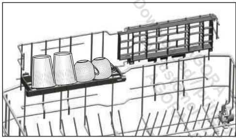 BEKO DF18DN44A - Support multifonction/à hauteur ajustable du panier inférieur - 1