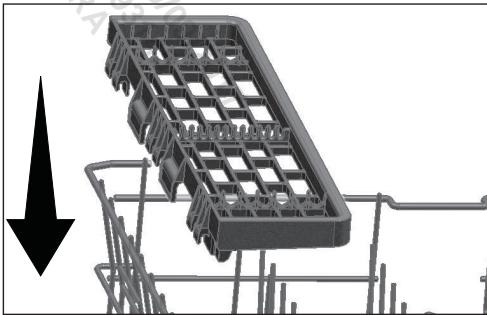 BEKO DF18DN44A - Support multifonction du panier supérieur - 3