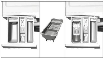 BEKO LLF07WBF - Si le produit contient un réservoir pour lessive liquide: - 1