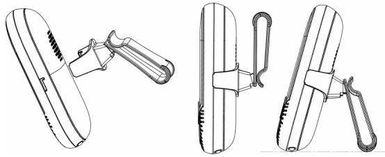 MOTOROLA MBP20 - Clip de ceinture de l'unité parents - 1