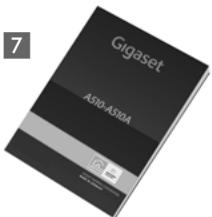 GIGASET A420A TRIO - Vérification du content de l'emballage - 8
