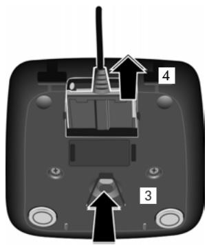 GIGASET A420A TRIO - Raccordement du chargeur (s'il est fourni) - 2