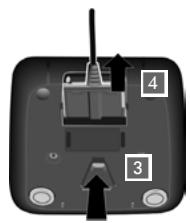 GIGASET AS320 - Raccordement du chargeur (s'il est fourni) - 1