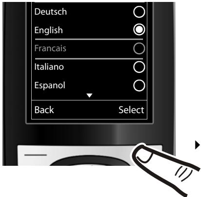 GIGASET C610 - Modification de la langue - 4